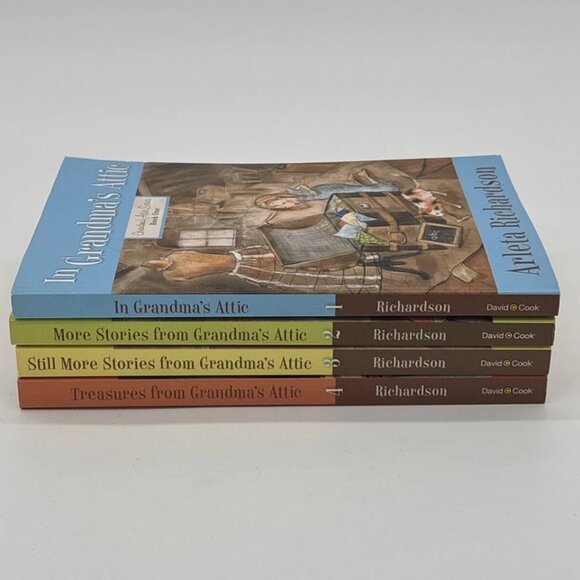 Grandmas Attic Lot 1-4 Arleta Richardson Christian Young Reader Chapter Books PB - Picture 1 of 6